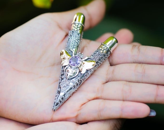 Handcrafted Kuripe with Pure Silver & Gold - Limited Edition