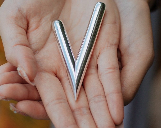 Handcrafted 99% Pure Silver Kuripe Pipe, Balinese Tamarind Wood inside the pipe