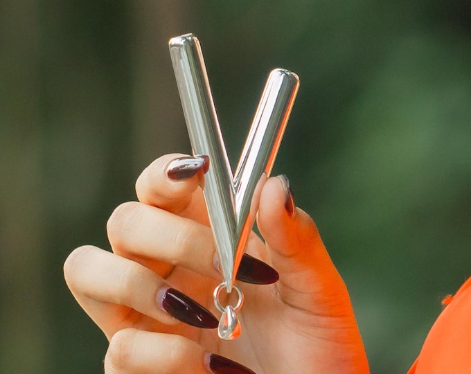 Pure silver kuripe pendant- 99% pure silver pipe with pendant necklace