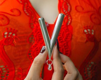 full silver kuripe high purity silver pipe with pendant necklace