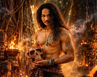 Life Size Jasper Stone Skull with Spiral Eyes, Exclusive Collectible Altar Decor