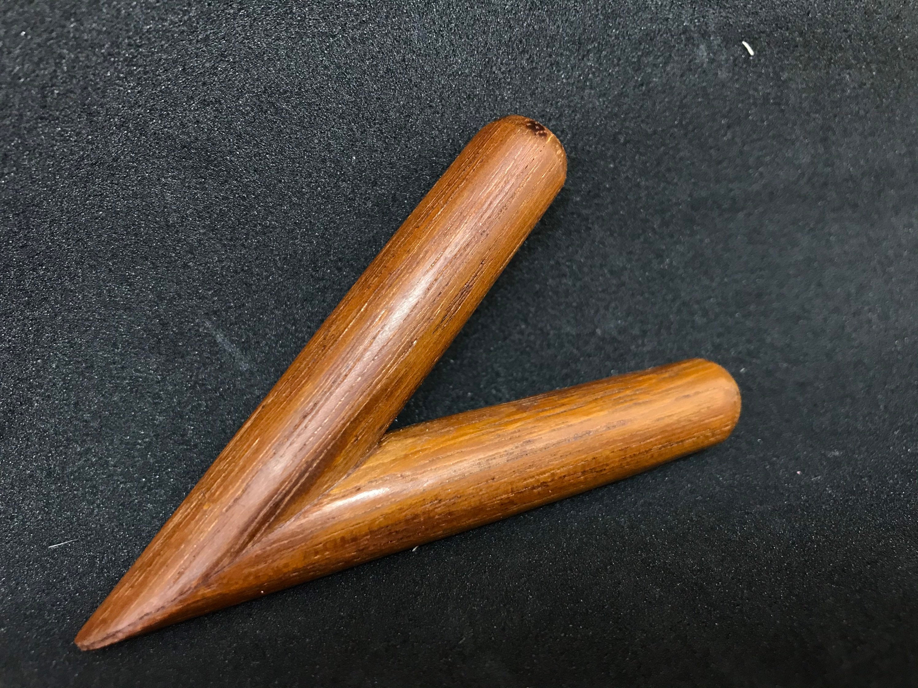 Pipe for Rapé / Kuripe from Ulin (Iron) wood / Simple design pipe