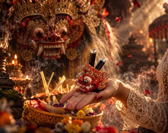 Exclusive Barong Art Kuripe, High Purity Silver & 37 Gemstones