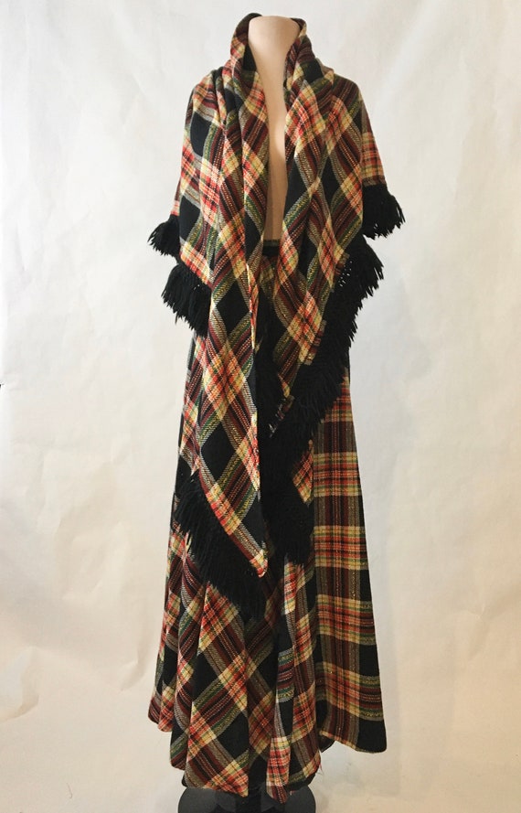 70s Skirt/Scarf Set