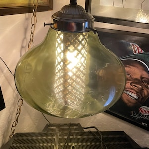 Mid century swag light