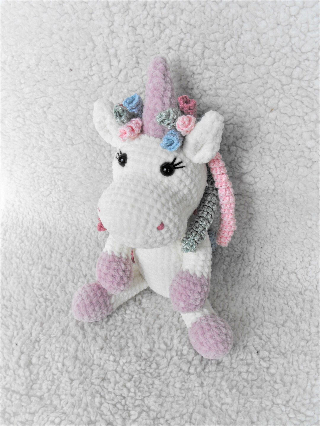 Lcorne, Peluche en crochet, Amgurum : Décoraton pour enfants par