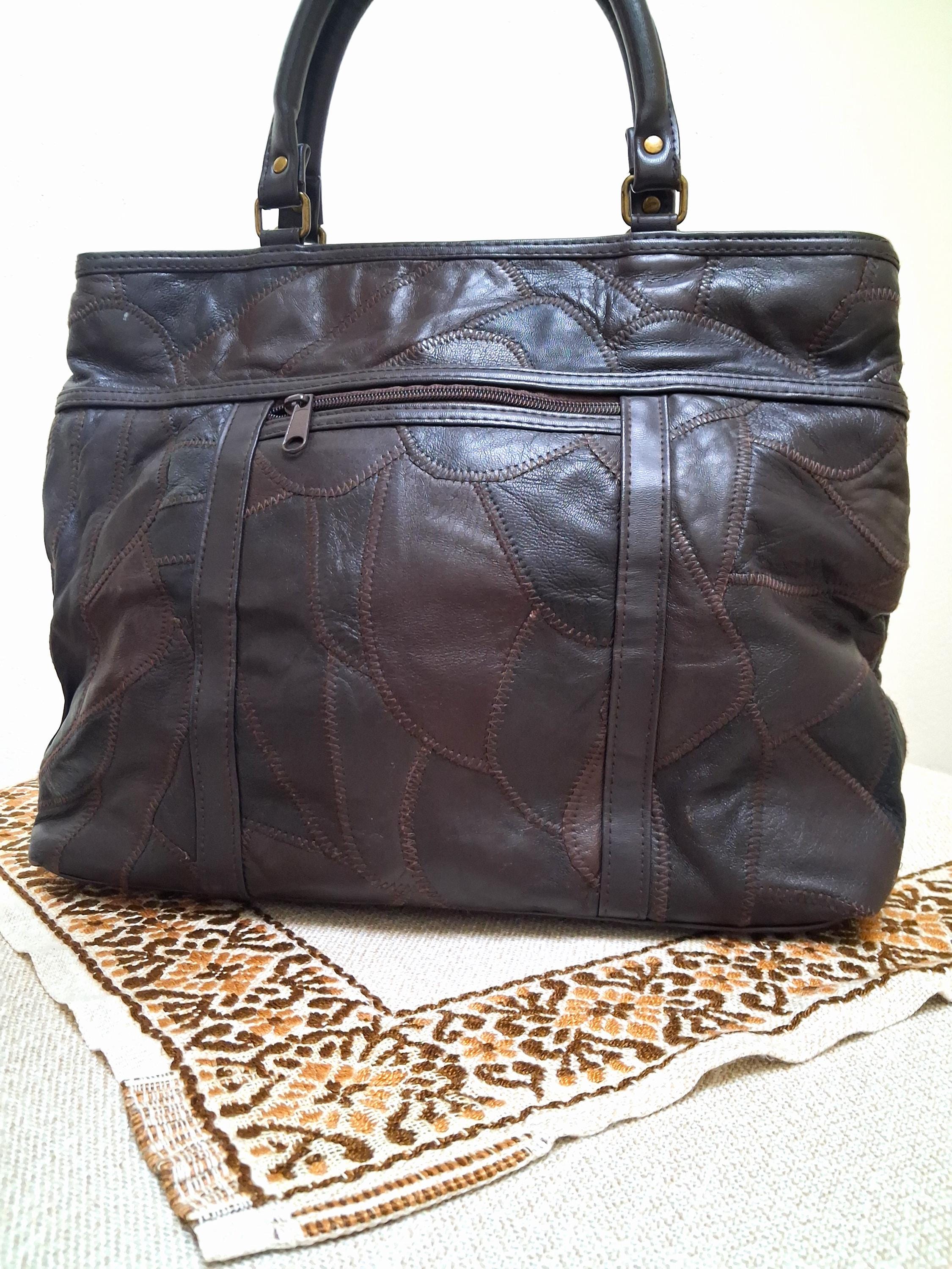 00s Leather Shoulder Bag - Etsy UK