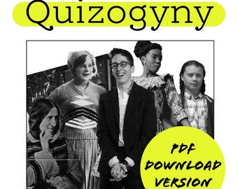 Digital Quizogyny No. 1. A feminist pub quiz zine