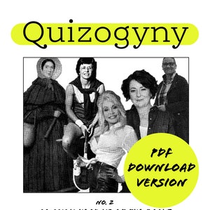 Digital Quizogyny No. 2: A feminist pub quiz zine