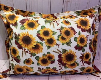 Fall Flowered Pillow