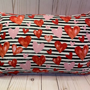 Valentines Hearts Pillow