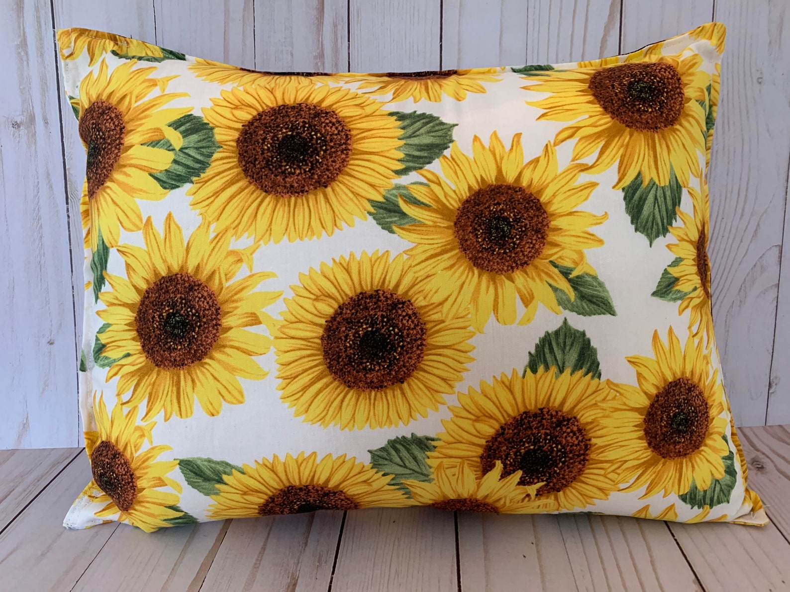 Sunflower Pillow Etsy