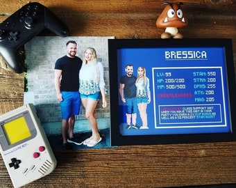 Pixel art personnalisé/ Transformez-vous en art du jeu/ Cadeau de joueur personnalisé/ Impression de joueur/ Salle de jeux/ Cadeau de Noël / Cadeau de joueur