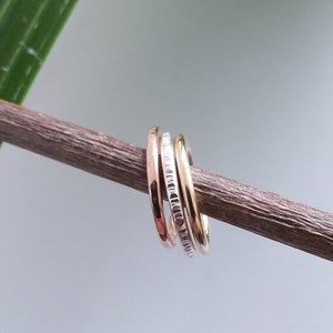 conch Ohrklemme • 1,2 mm breit • rose-, gelbgold, silber • Wunschoberfläche • Ohrmanschette • Ohrklemme • conch ear cuff