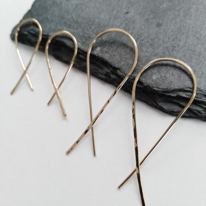 Bow earrings • Bow hoop earrings • Open hoop earrings • Fish earrings • Threader earrings • Bow threader
