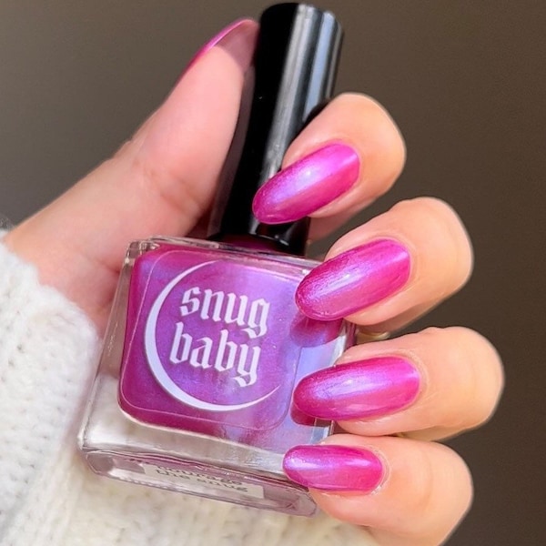 Courage the snug || pink nail polish