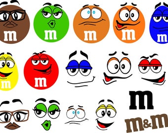 M And M Svg Etsy