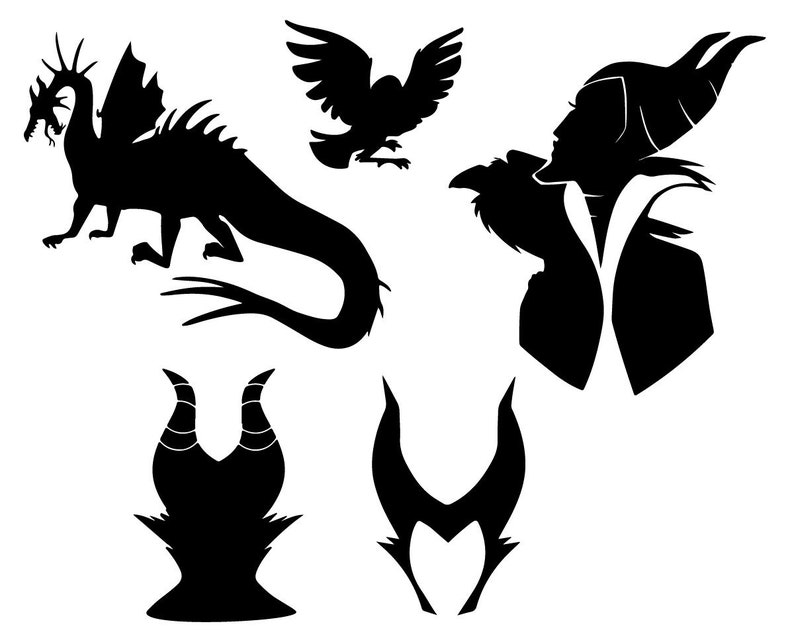 Download 13 Maleficent SVG Vector Silhouette Maleficent Cutfiles ...