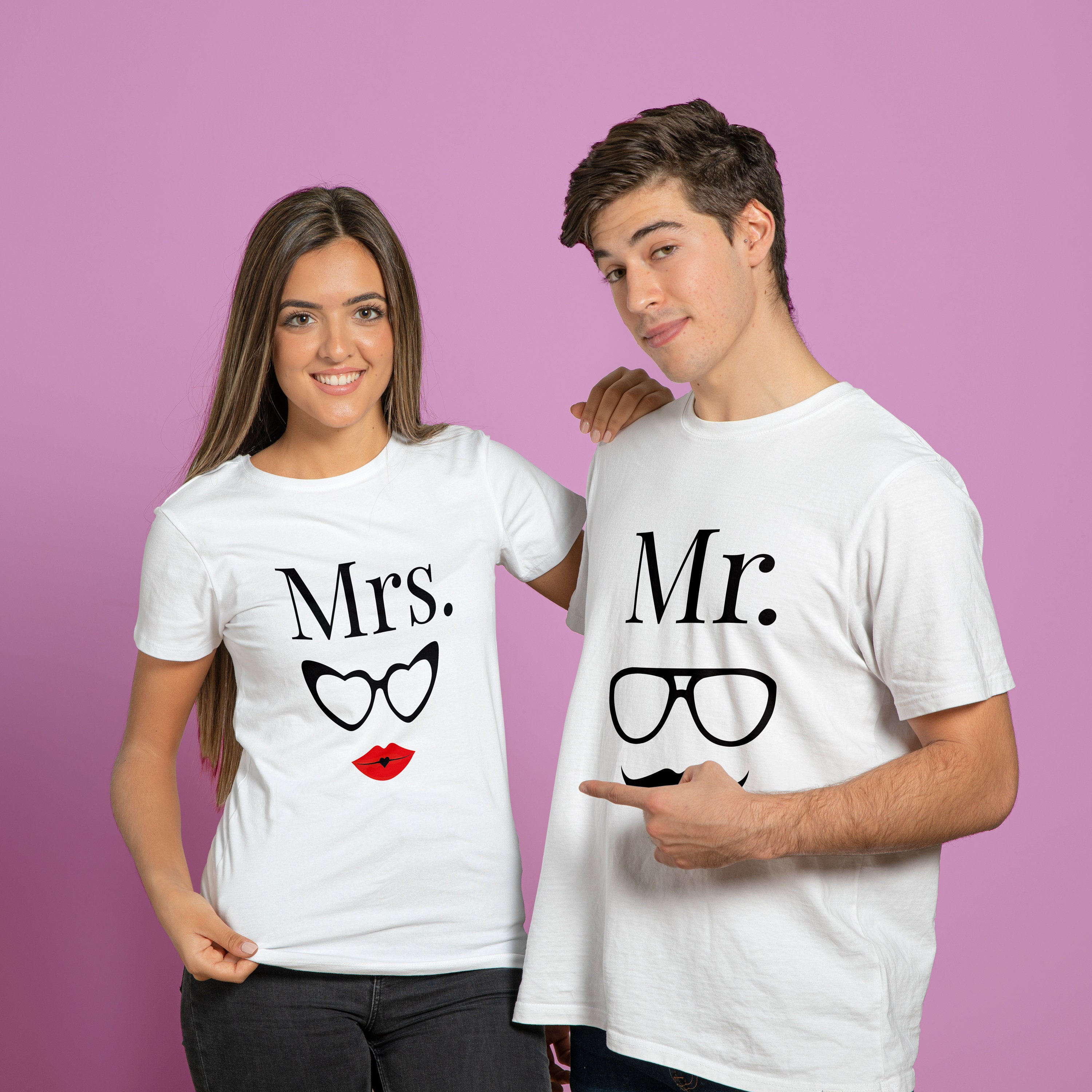 Camisetas para parejas Etsy España