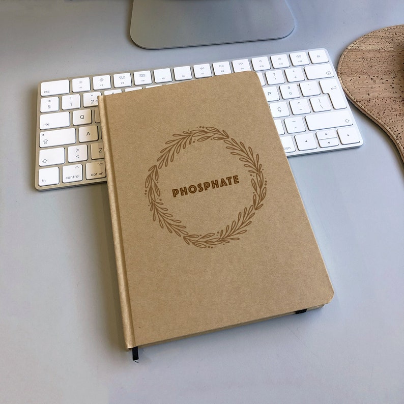 Personalized A5 Notepad, Custom Sketchbook 100 Blank Sheets, With