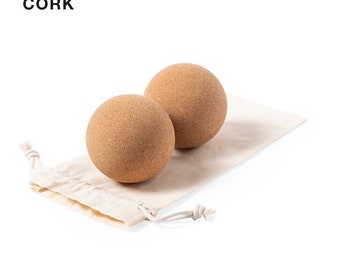 Yoga cork massage ball