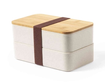 Personalized Engraved Bamboo PP Lunchbox Set, Bentobox,Lunchbag,Bamboo,Eco Friendly,Zero Waste,Vegan,Picnics, Plastic Free,Gift