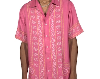 Paisely Bandhani Tie-Dye Shirt