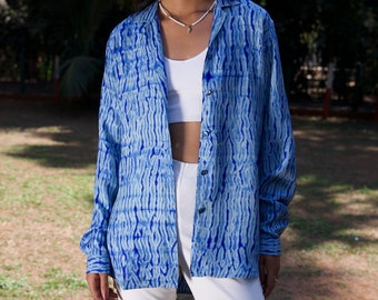Tie-Dye Silk Shirt