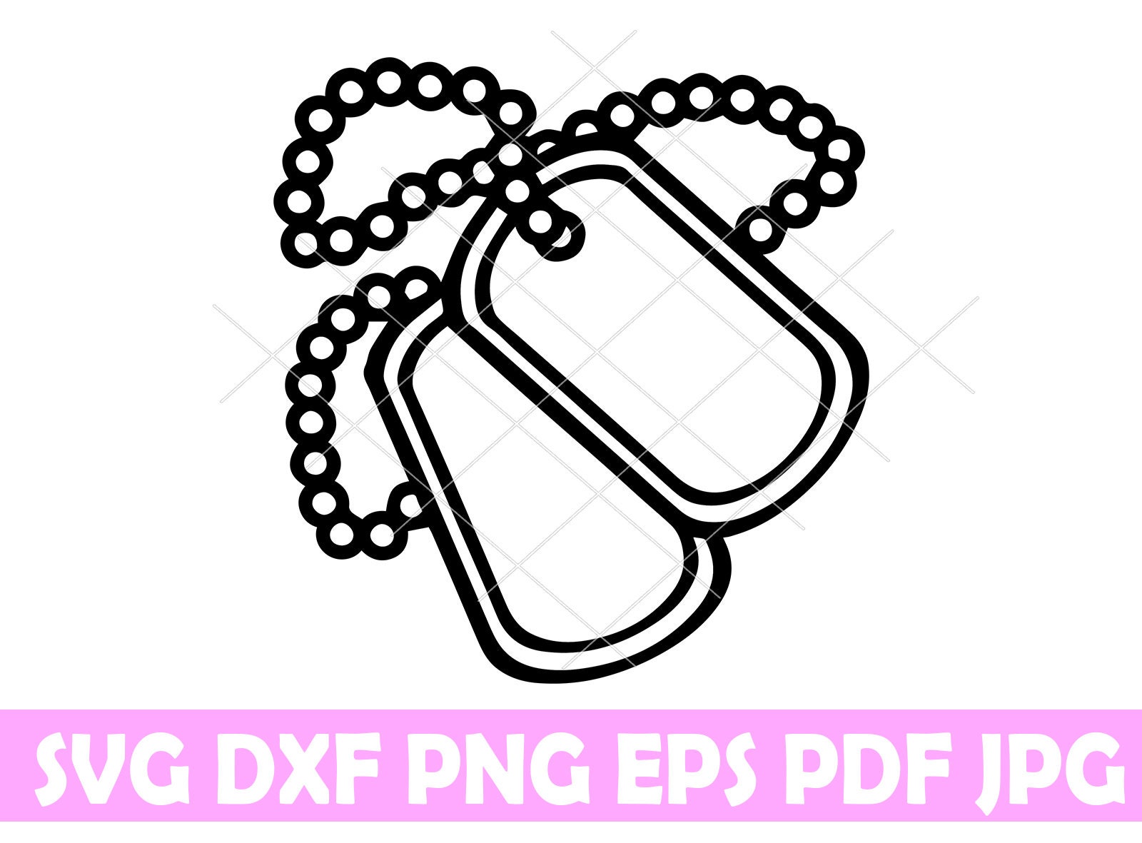 Dog tags svg army svg navy svg soldier svg Dog tags png Etsy