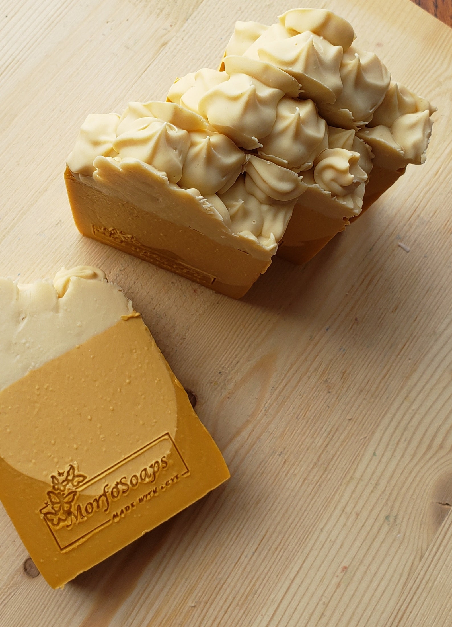 Triple Butter Soap natural soap with piping berry vanilla Etsy