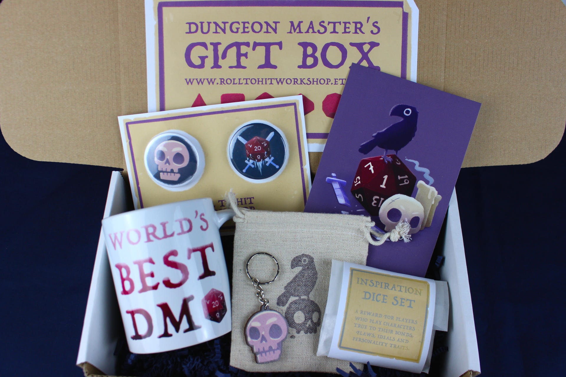 Dungeon Master's Gift Box / DM Gift Box / D&D Gift Box / Etsy UK