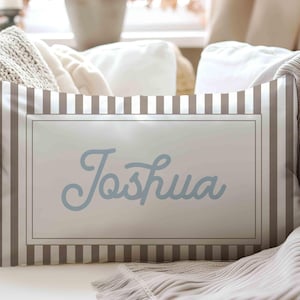 Personalized Baby Name Nursery Pillow, Custom Name Pillow, Baby Room Nursery Decor, Baby Keepsake, Kids Room Decor