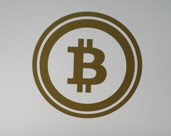 2 x Bitcoin Accepted sticker Decal 2 x Bitcoin Accepted sticker Decal