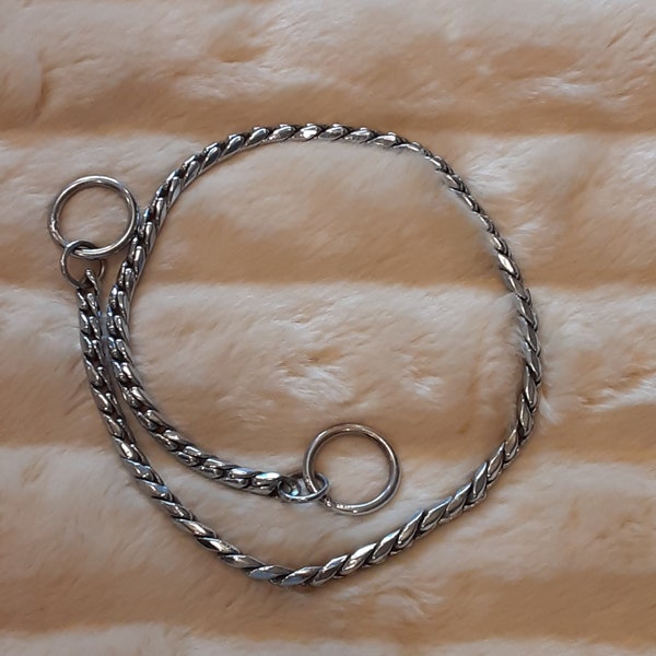 5.0 mm Snake Link Show Choke Chain