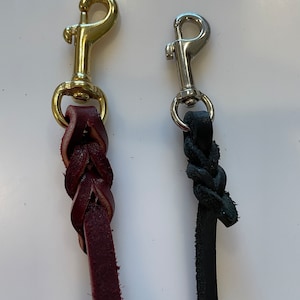 1/4" Latigo Leather Show Lead