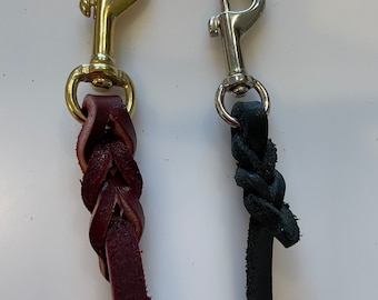 1/4"Latigo Lederleine für Showleine