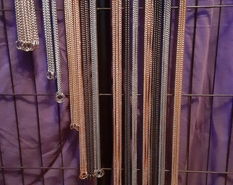 Choke Chain Collar 1.4 mm Curb Link
