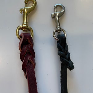 3/8" Latigo Leather Show Lead