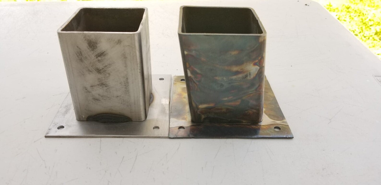 Metal Table Leg Bracket 3 pocket Handmade Etsy