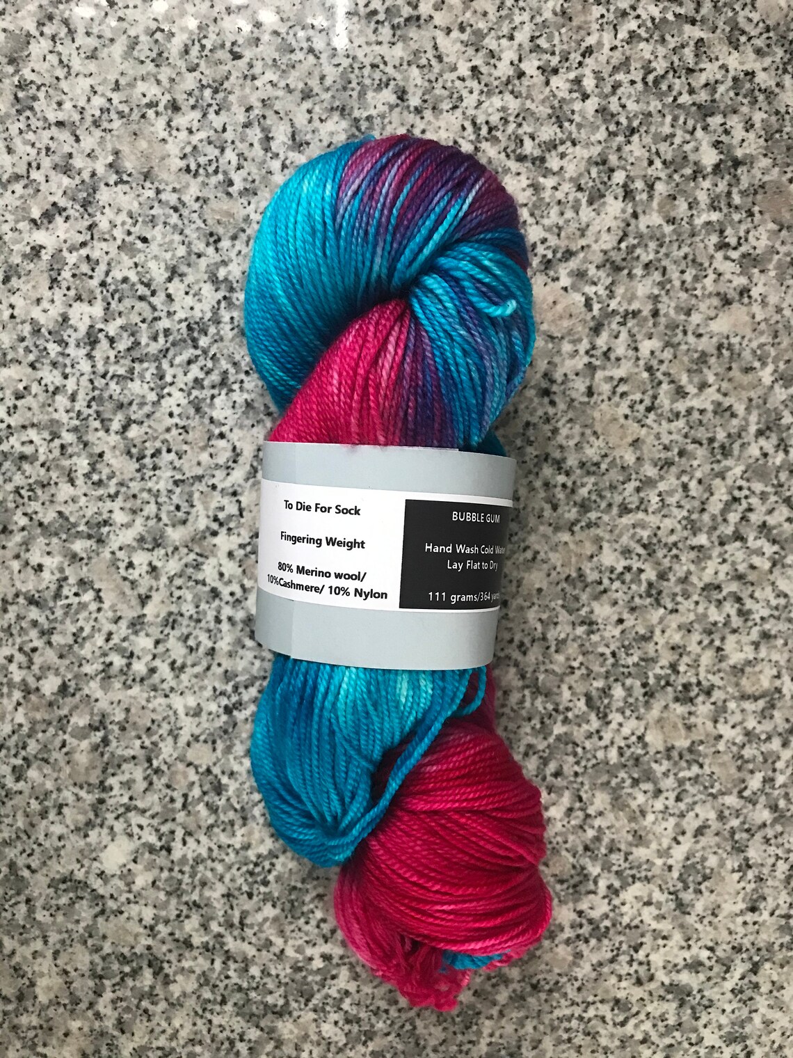 Sock Weight Yarn 80merino Wool / 10 Cashmere / 10 Nylon Bubble Etsy