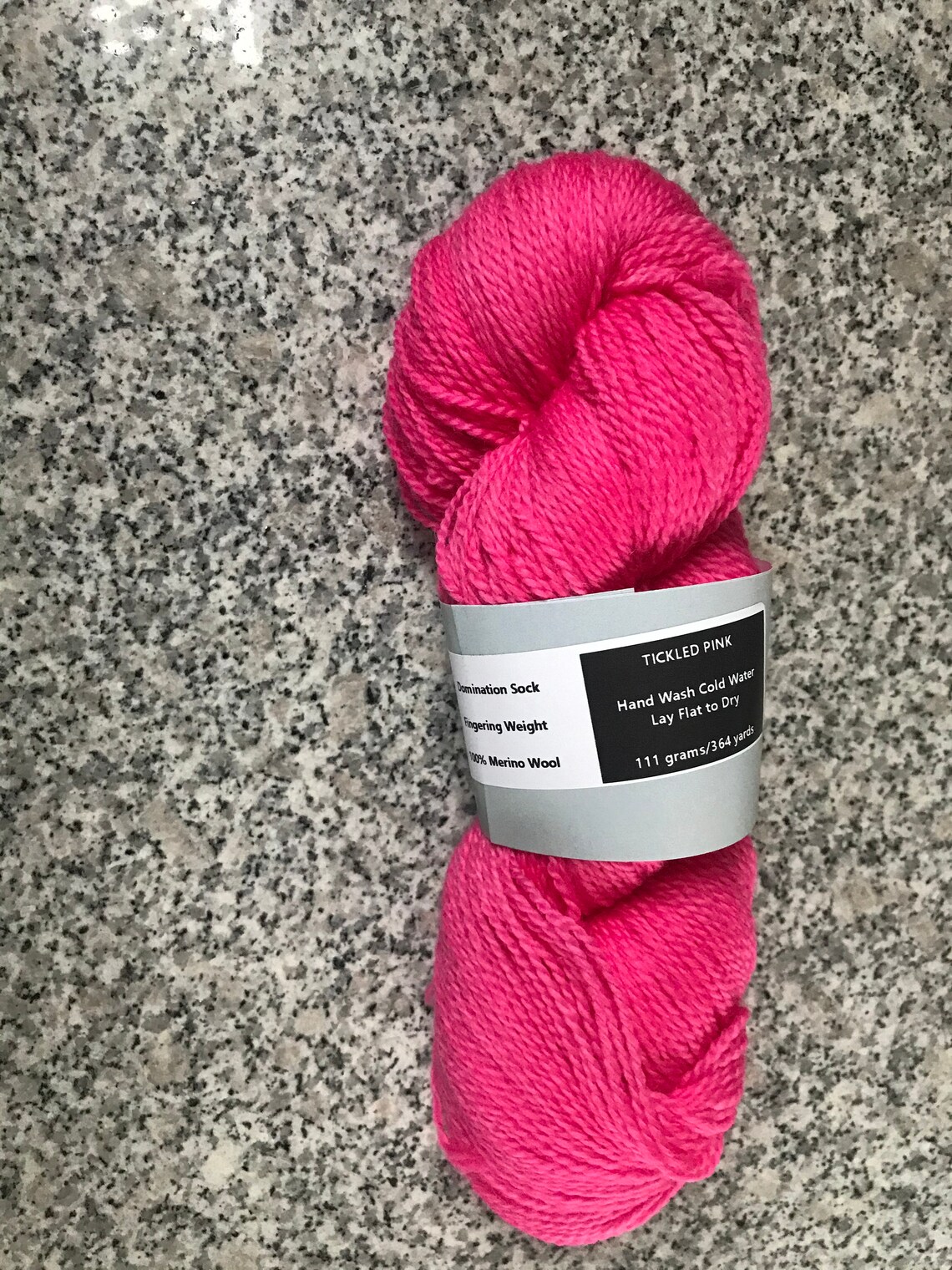 Sock weight 100Merino sock weight yarn Tickled Pink Etsy