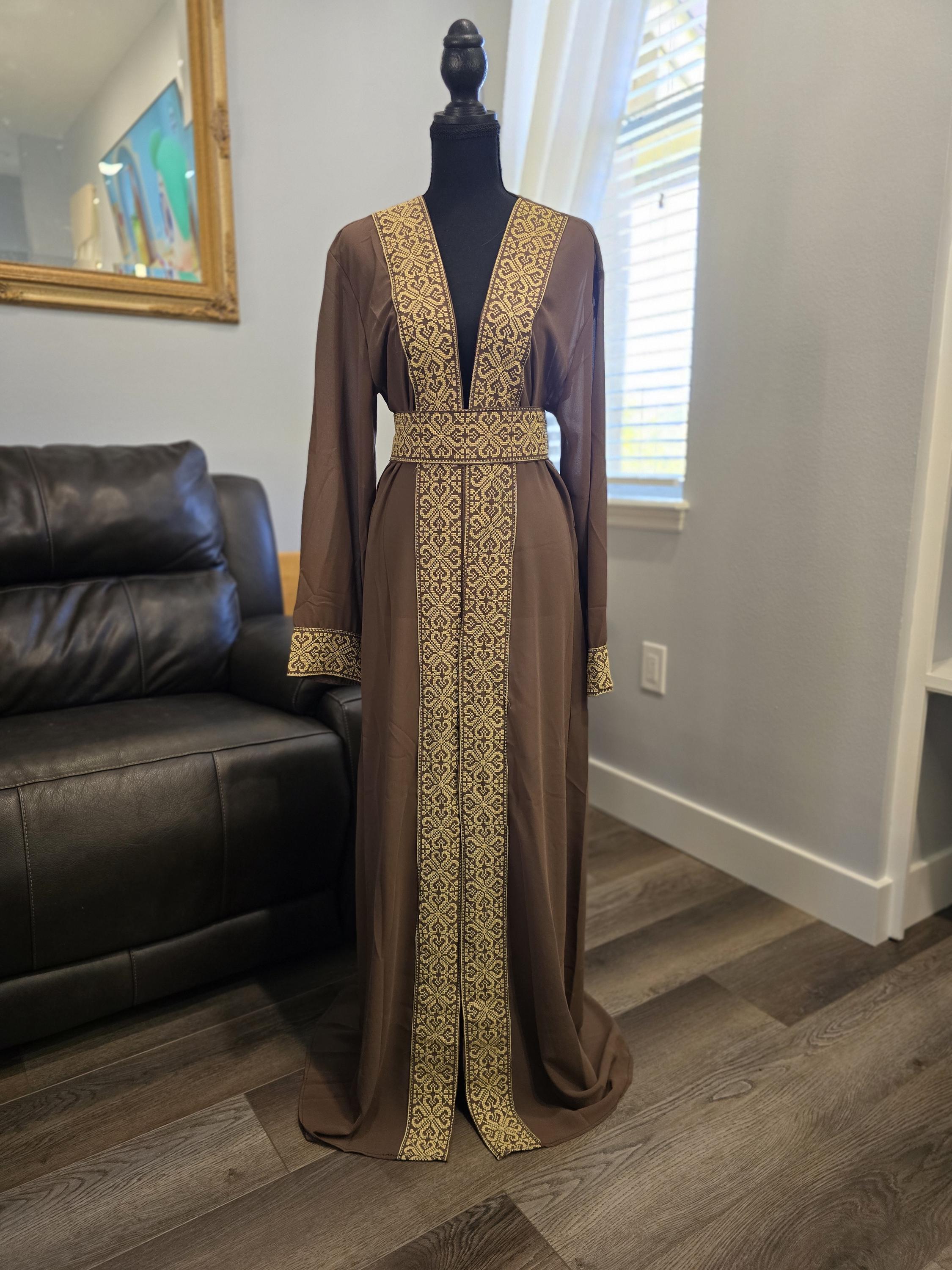 Brown and Gold Kaftan - Etsy Brown and Gold Kaftan - Etsy