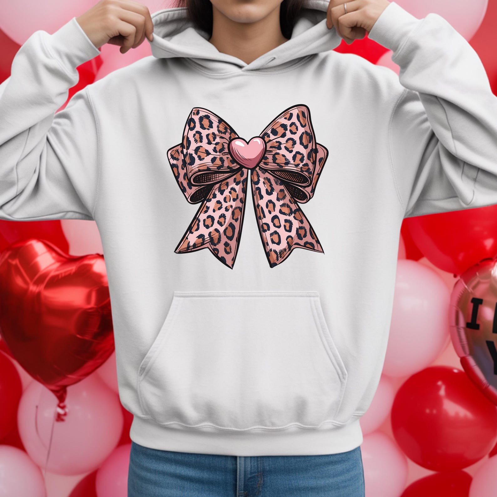 Pink Leopard Bow PNG | Coquette Heart Design (digital Download) - Etsy