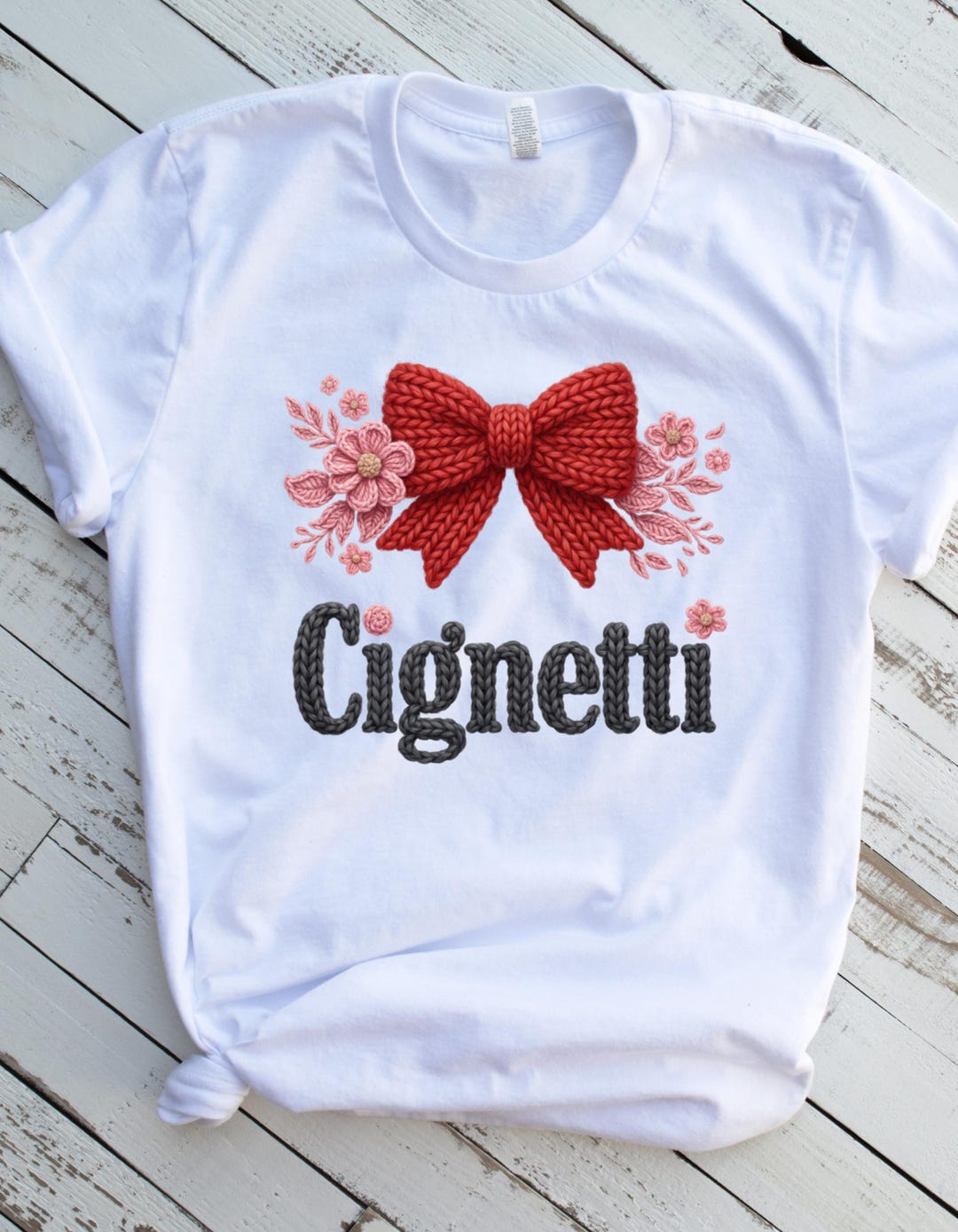 Comfort Colors Cignetti T-shirt | Floral Bow Graphic Tee | Cignetti ...