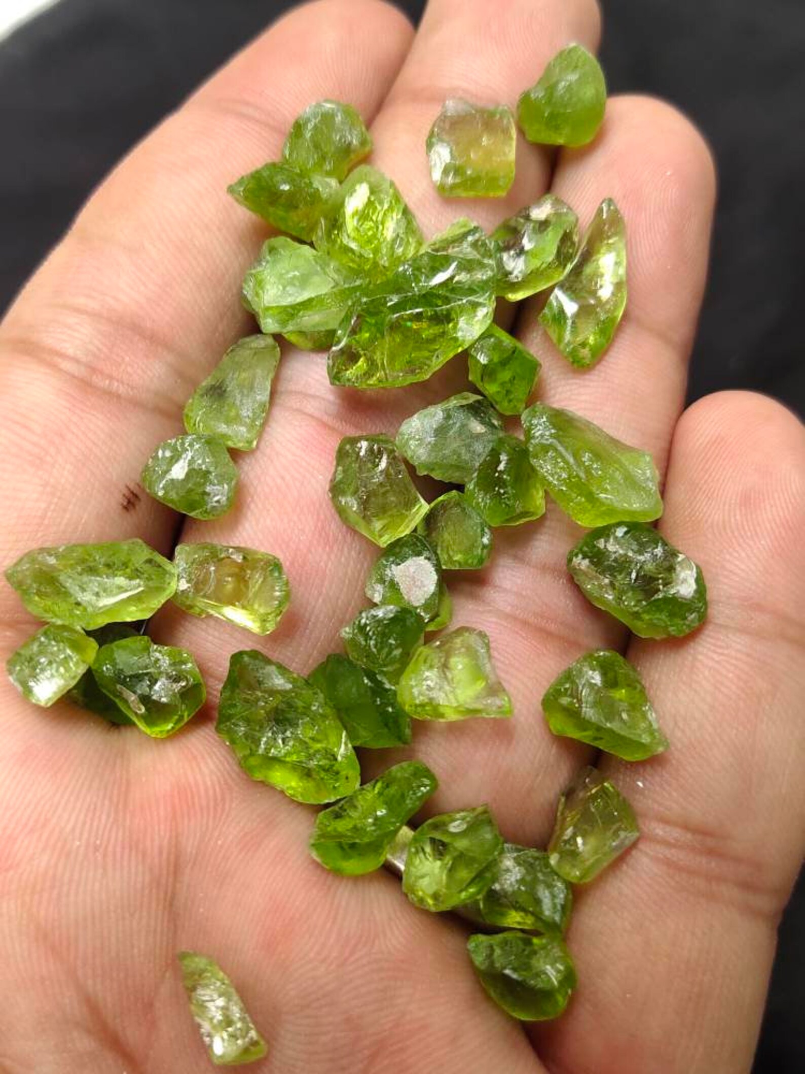 Rough Peridot For Facet Gems From Pakistan gems gemstones Etsy