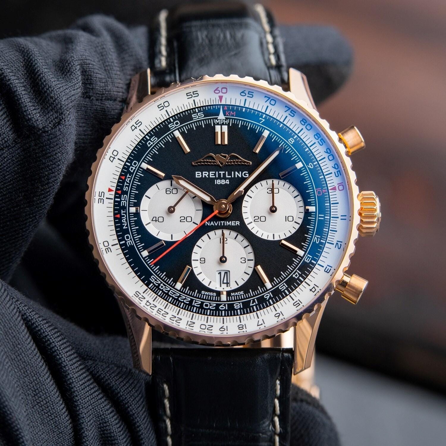 BREITLING　ビンテージ 84 Years Old Vintage Breitling Cadette Chronographe / Cal. Venus