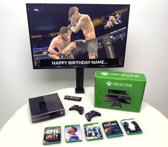 FIFA 23 Cake Topper Xbox One Bundle Custom Message & Image 