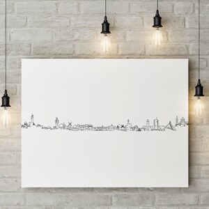 Jerusalem cityscape - Canvas print