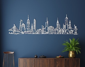 New York cityscape - Metal home decor