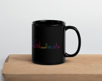 Pride Tel Aviv cityscape - Black Mug